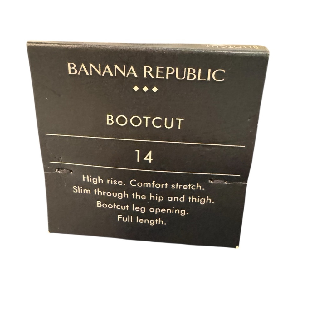 Banana Republic High Rise Bootcut Black Trouser Pants Size 14 NWT - Picture 2 of 8